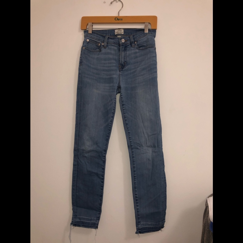 Lookout high rise skinny crop Jcrew jeans